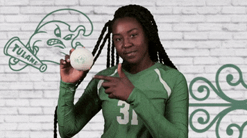 volleyball tulane GIF by GreenWave