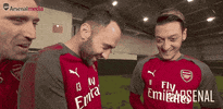 mesut ozil smile GIF by Arsenal