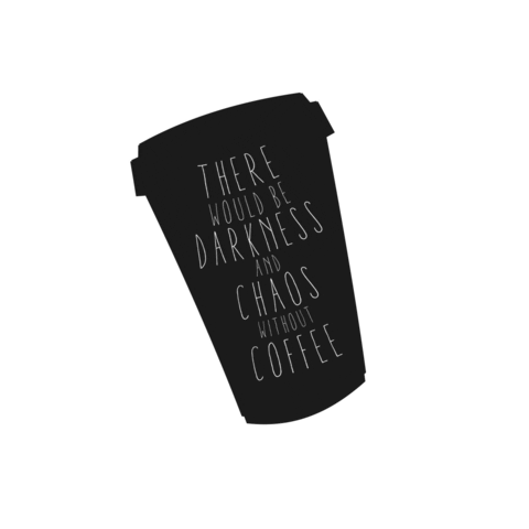 Coffee Dark Sticker
