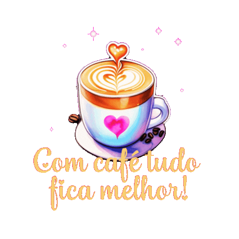 Bom Dia Cafe Sticker
