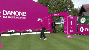 golf pink GIF by The Evian Championship