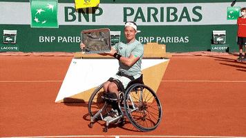 Happy Tennis Player GIF by Roland-Garros