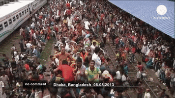 mati awesome people train bangladesh GIF
