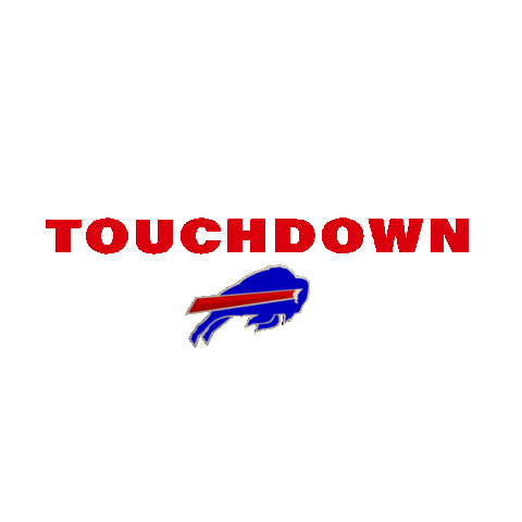 Josh Allen Touchdown Sticker by Buffalo Bills for iOS & Android