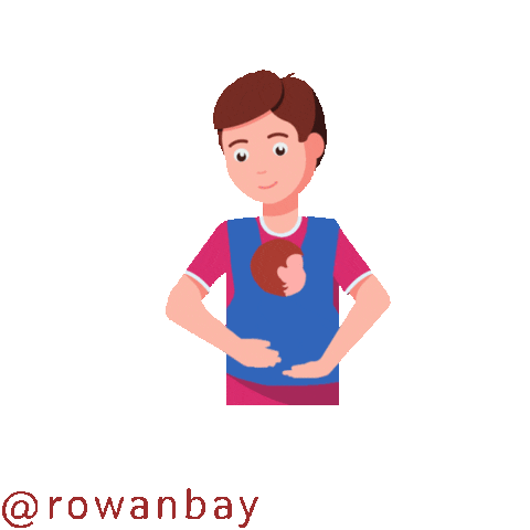 Babywearing Baby Carrier Sticker by RowanBay