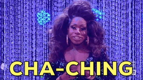 Season 10 Cha Ching GIF by RuPaul's Drag Race - Find & Share on GIPHY