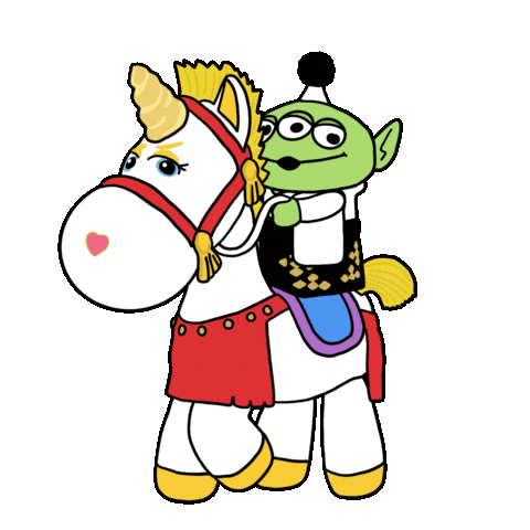 Buttercup Toy Story Alien Sticker