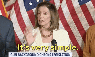 Nancy Pelosi Gun Control GIF