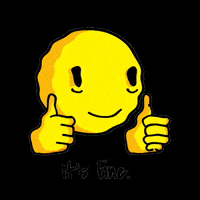 happy face thumbs up gif
