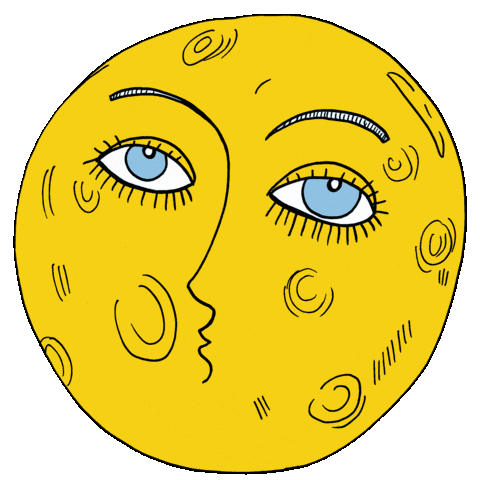 New Moon Sticker by Mini Rodini