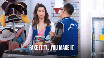 fake it till you make it GIF by Superstore