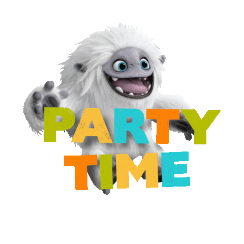 Excited Happy Birthday Sticker by #AbominableMovie