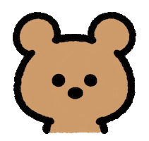 Happy Bear Sticker by なまいキッズ