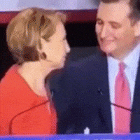 awkward ted cruz GIF