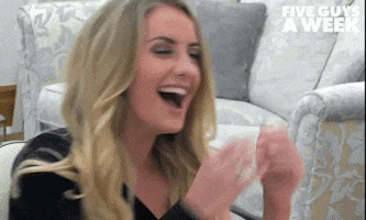 Laugh Out Loud Lol GIF by Five Guys A Week