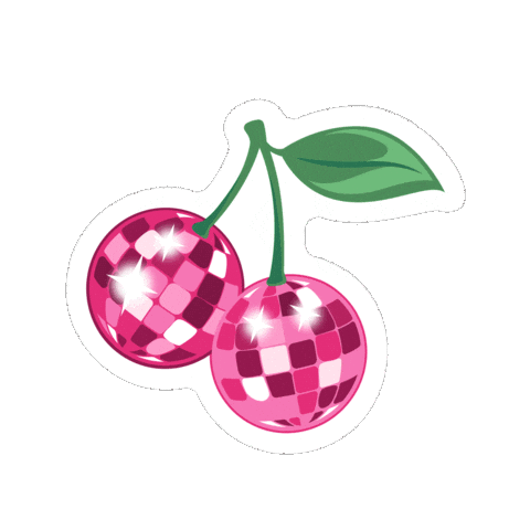 Disco Cherry Sticker by BELSANA