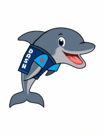Dash Dolphin GIF by Swim Across America