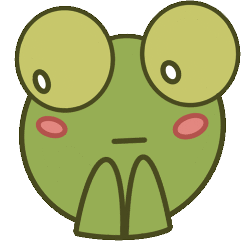 Frog Wow Sticker