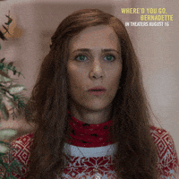 Confused Kristen Wiig GIF by Where’d You Go Bernadette