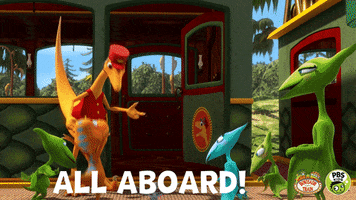 Travelling All Aboard GIF by PBS KIDS