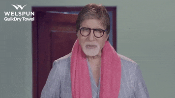 Amitabh Bachchan Towel GIF by mywelspunhome