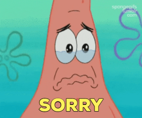 Sorry GIF by swerk - Sorry GIF by swerk