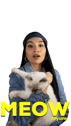 Cat Sticker by Yuna