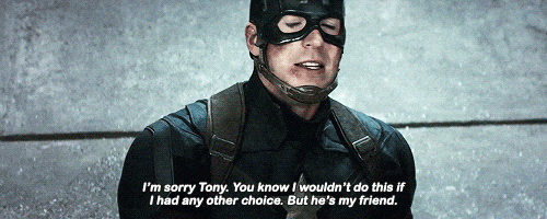 i dont care that they are fighting captain america GIF