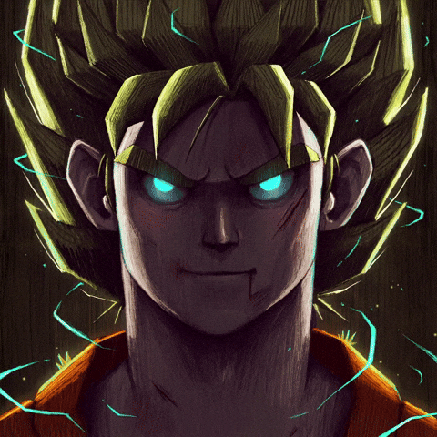 Powering Up Dragon Ball Gif By Andres Moncayo Find Share On Giphy