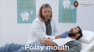 Dental Hygiene Mouth GIF by DrSquatchSoapCo