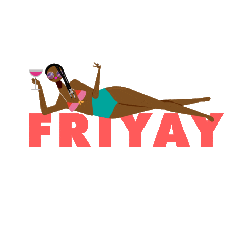 Friday Mood Sticker by Eeni Edit