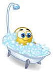 smiley face shower GIF