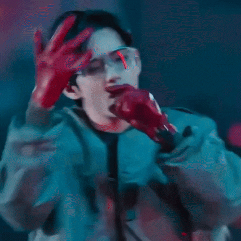 Kim Taehyung Mic Drop GIF
