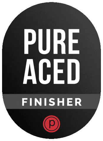Pure Aced Challenge Sticker by Pure Barre