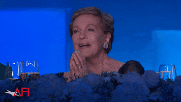 Julie Andrews Reaction GIF by American Film Institute
