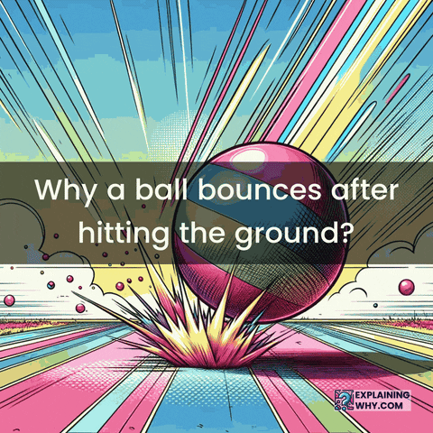 Bouncing Ball Conservation Of Energy GIF by ExplainingWhy.com
