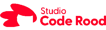 Studio Code Rood Sticker