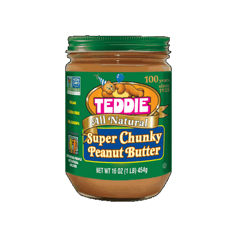 Celebrate Teddy Bear Sticker by Teddie Peanut Butter