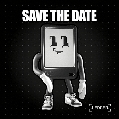 Save The Date Crypto GIF by Ledger
