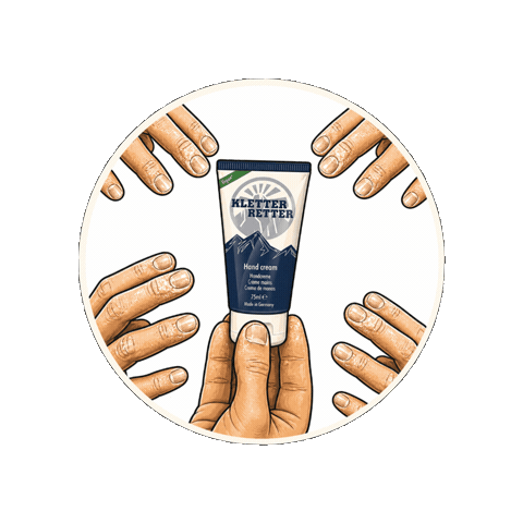 Hand Tape Sticker by KletterRetter