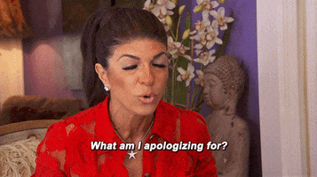 sorry real housewives GIF by RealityTVGIFs