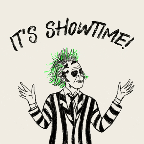 Its Showtime GIF by GIPHY Studios 2022
