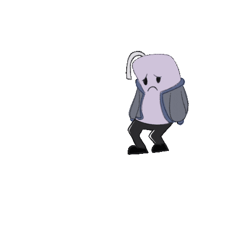 Sad Fall Sticker