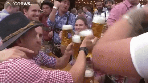 Oktober Fest Beer GIF by euronews - Find & Share on GIPHY