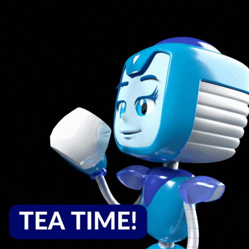 Tea Time GIF by Blue Studios