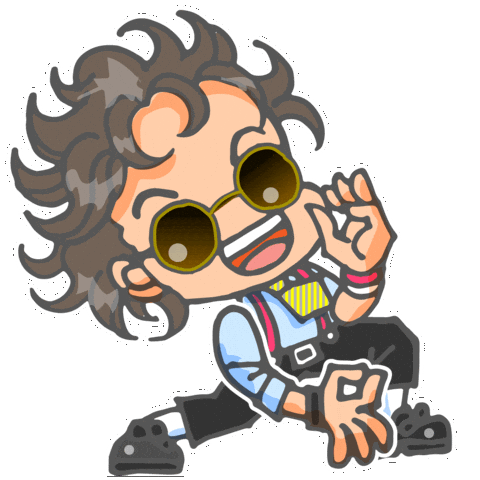 Airguitar Sticker