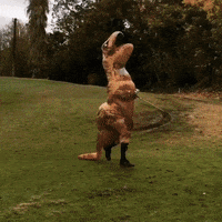 Golf Dinosaur GIF