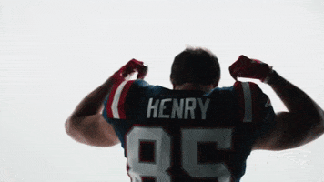 Hunter Henry Reaction GIF by New England Patriots
