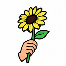 Sunny Day Flower GIF by Bonded Studio