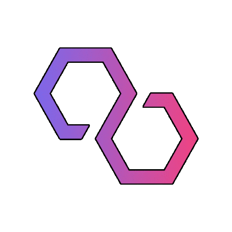 Logo Hexagon Sticker by HexLabs